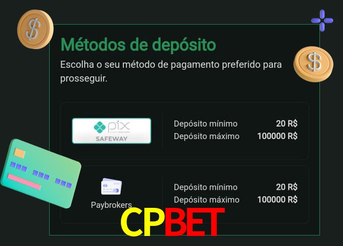 O cassino CPBET oferece uma grande variedade de métodos de pagamento